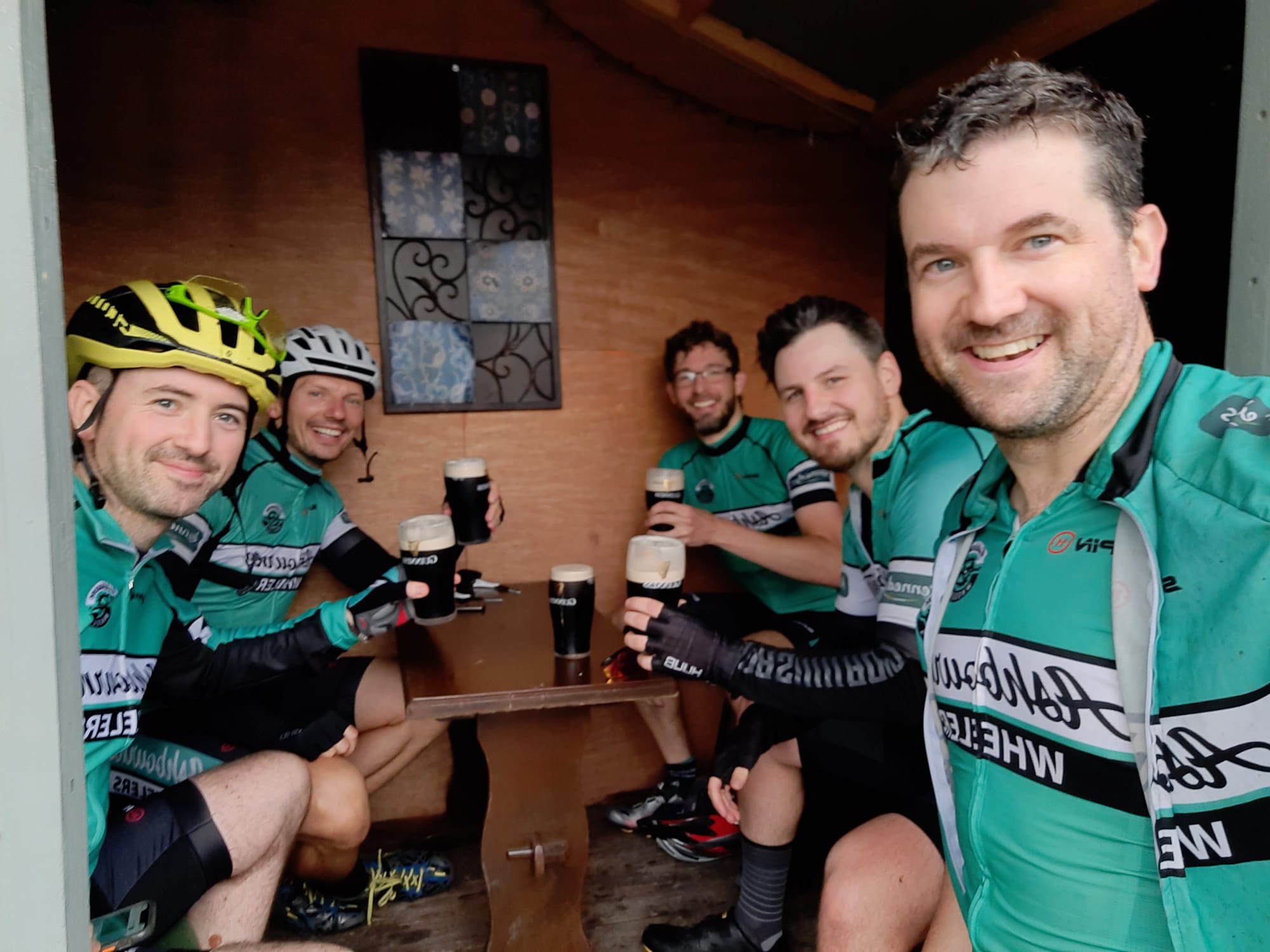 Club members with drinks